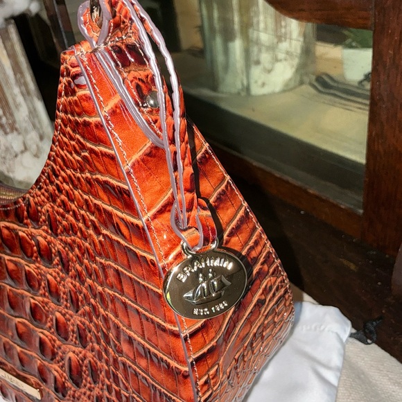 NWOT BRAHMIN SMALL BEKKA SHOULDER BAG HANDBAG PECAN MELBOURNE Retail $295 - Picture 8 of 13